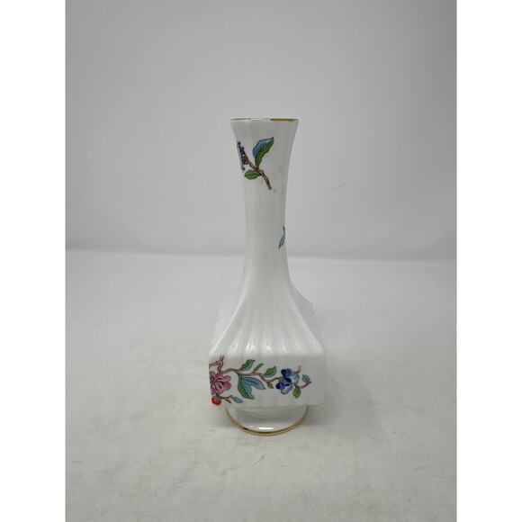 Aynsley pembroke 7 Inch Vase England Fine Bone China Centerpiece Decor - Picture 3 of 8
